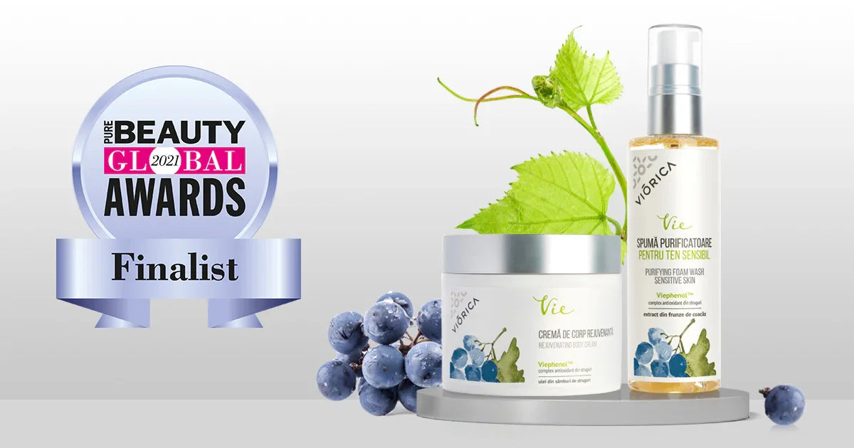 Produsele „Viorica” – în finala prestigiosului concurs „Pure Beauty Global Awards” - Viorica Cosmetic MD