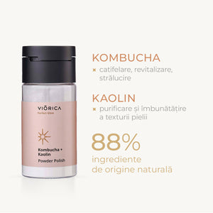 Pudră purificatoare Kombucha + Kaolin, Perfect Glow - Viorica Cosmetic MD