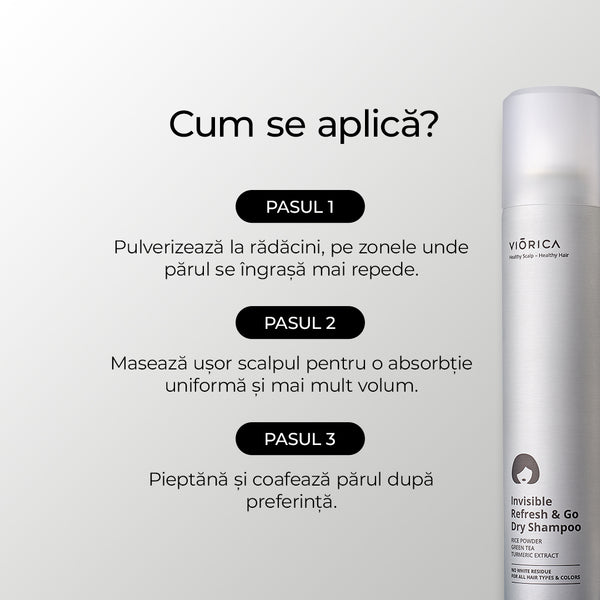 Şampon uscat pentru toate tipurile de păr, Viorica - Viorica Cosmetic MD