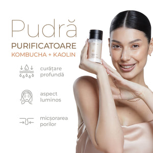 Pudră purificatoare Kombucha + Kaolin, Perfect Glow - Viorica Cosmetic MD