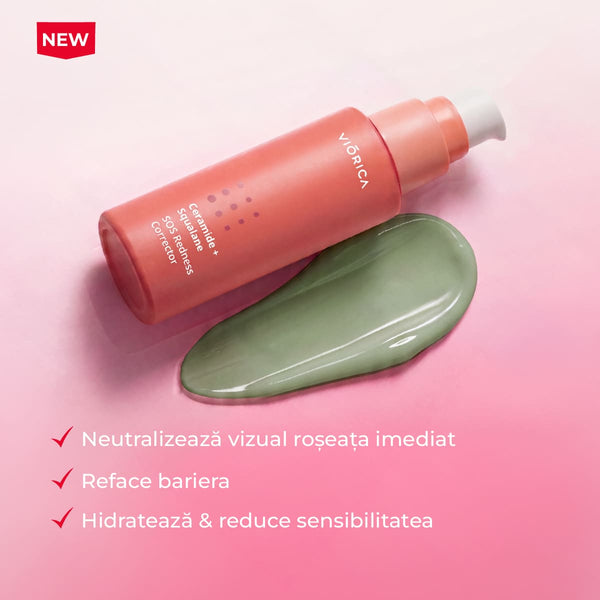 SOS Corector de roșeață Ceramide + Squalan