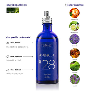 Apă de Parfum FORMULA #28 pentru bărbați - Viorica Cosmetic MD
