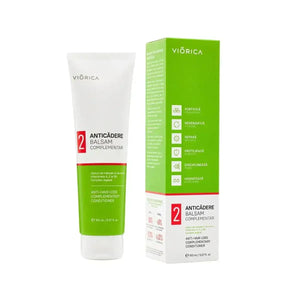 Balsam Anticădere Viorica, tub alb cu verde, 150 ml, cutie asortată, complex vegetal.