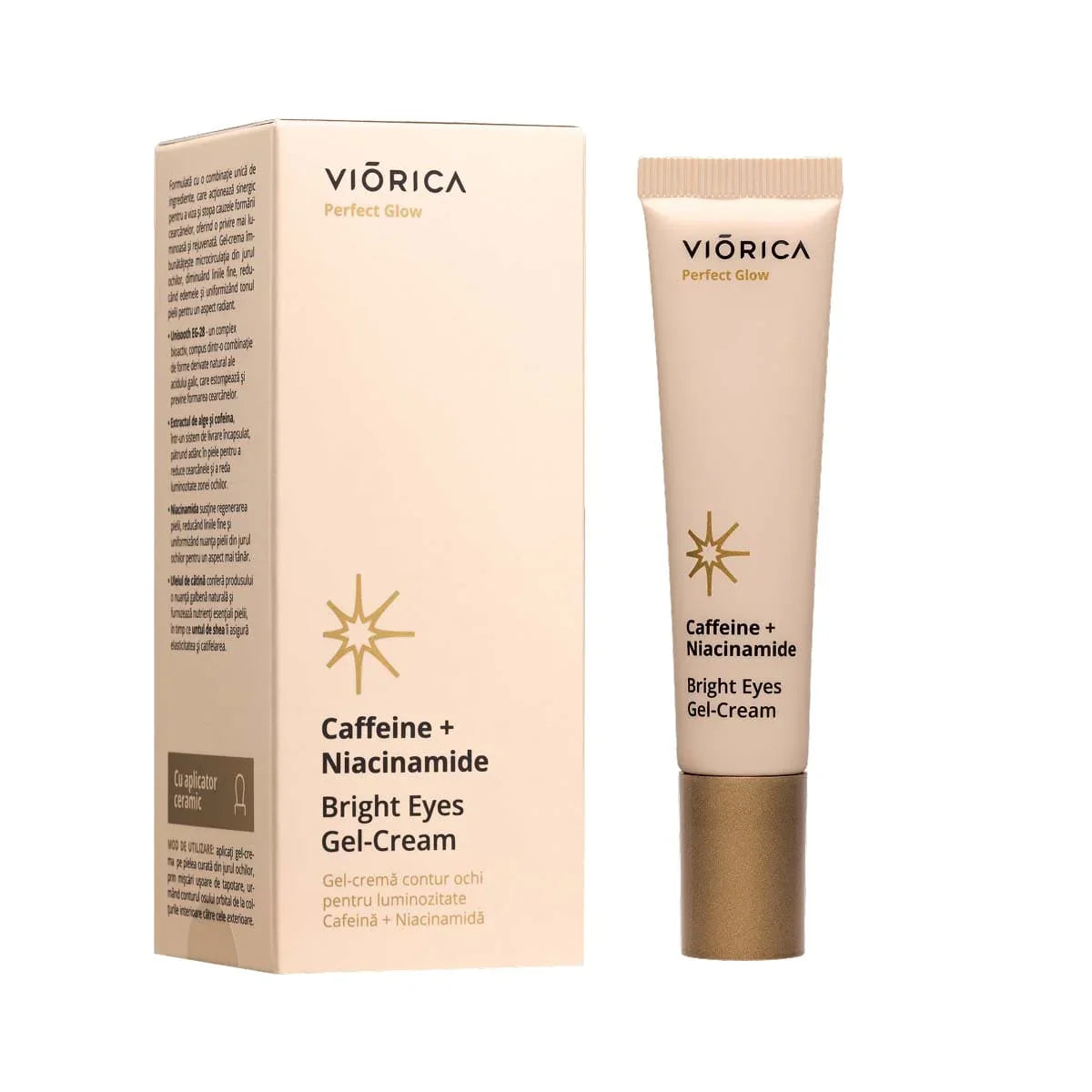 新春セール　HANNON PERFECT LUMIERE CREAM 美肌石 Gel-сrema contur ochi luminozitate Cafeina, Niacinamida, Perfect Glow
