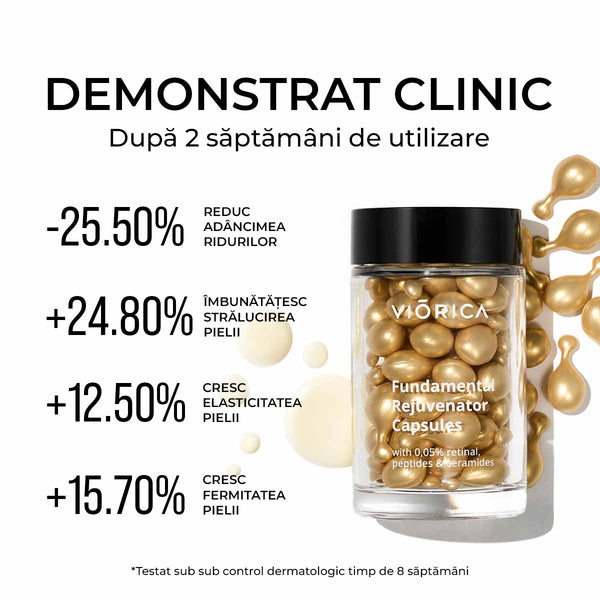 Capsule pentru Rejuvenarea Fundamentală a Pielii - Viorica Cosmetic MD