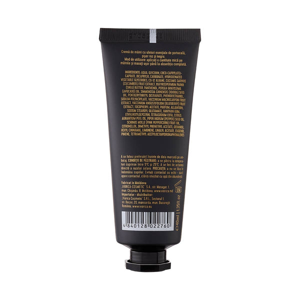 Crema maini Viorica Cosmetic Moldova Viorica Essentielle Piper roz Cremă pentru mâini cu textură