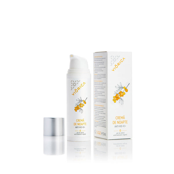 Cremă de noapte anti-rid 45+ - Viorica Cosmetic MD