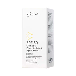Cremă de Protecție Solară Age-Prevent Spf 50, Viorica Solar - Viorica Cosmetic MD