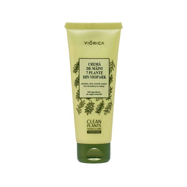 Cremă de mâini „7 plante din Viopark” - Viorica Cosmetic MD