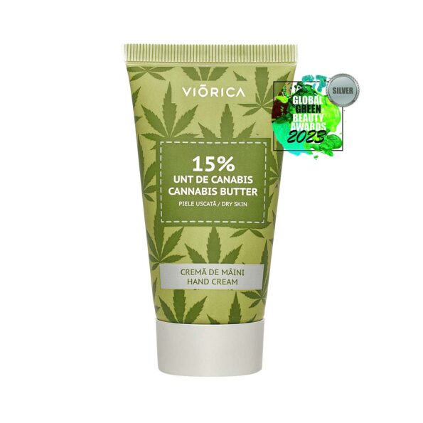 Cremă de mâini cu 15% unt de canabis - Viorica Cosmetic MD
