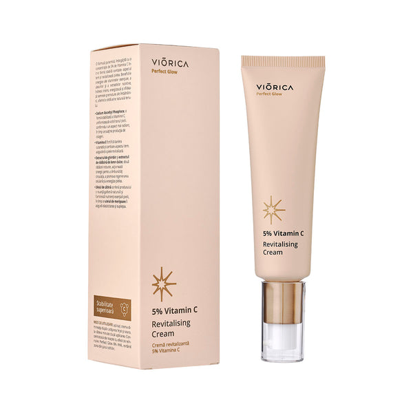 Cremă revitalizantă 5% Vitamina C, Perfect Glow - Viorica Cosmetic MD