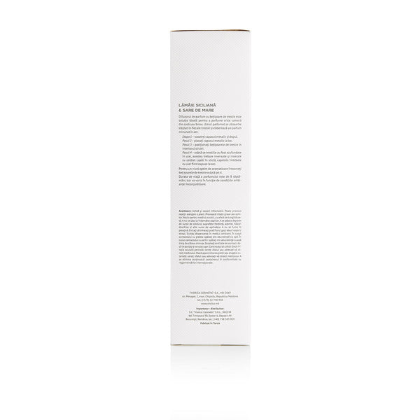 Difuzor de parfum LĂMÂIE SICILIANĂ & SARE DE MARE - Viorica Cosmetic MD