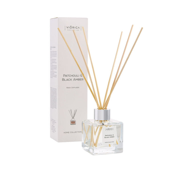 Difuzor de parfum PATCHOULI & CHIHLIMBAR NEGRU - Viorica Cosmetic MD