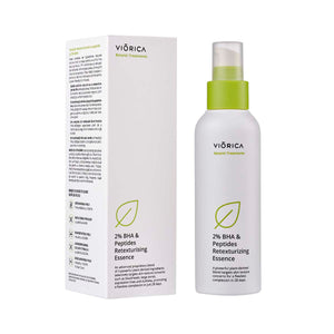 Esenţă retexturizantă cu peptide şi 2% BHA, Botanic Treatments - Viorica Cosmetic MD