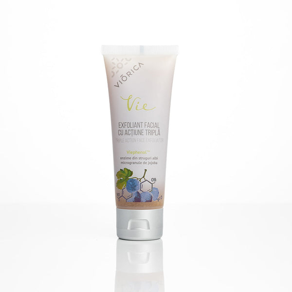 Exfoliant facial cu acțiune triplă, Viorica Vie - Viorica Cosmetic MD