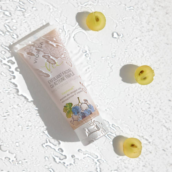 Exfoliant facial cu acțiune triplă, Viorica Vie - Viorica Cosmetic MD
