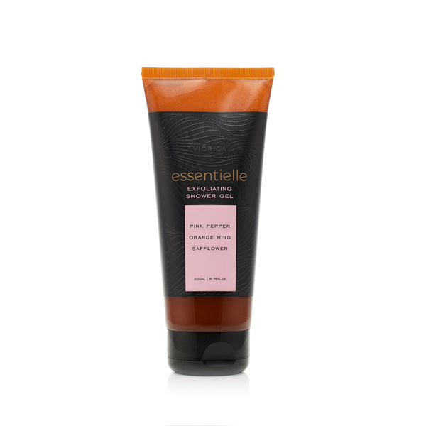 Gel de duș exfoliant Viorica Essentielle - Viorica Cosmetic MD