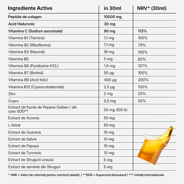 Colagen Marin Lichid Hidrolizat 10000mg, 21Collagen