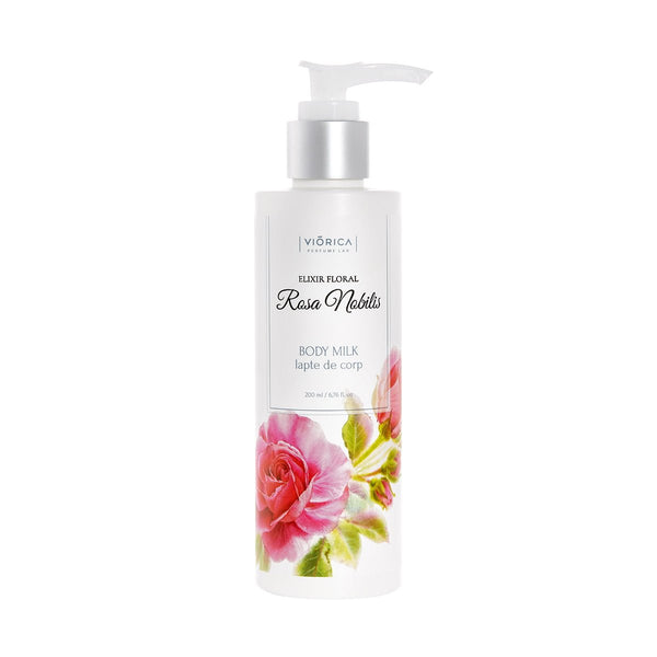 Lapte de corp „Elixir Floral Rosa Nobilis” - Viorica Cosmetic MD