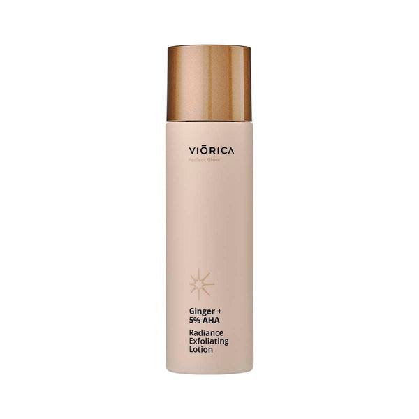 Loţiune exfoliantă iluminantă Ghimbir + 5% AHA, Perfect Glow - Viorica Cosmetic MD