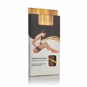 Mănușa de masaj urzită din păr natural de cal - Viorica Cosmetic MD