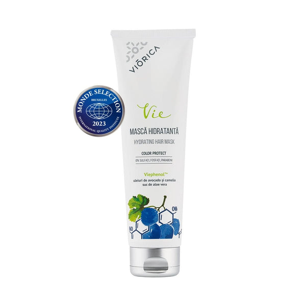 Mască Hidratantă Viorica Cosmetic pentru păr uscat și deshidratat, Viorica Vie Masca de păr fără sulfați