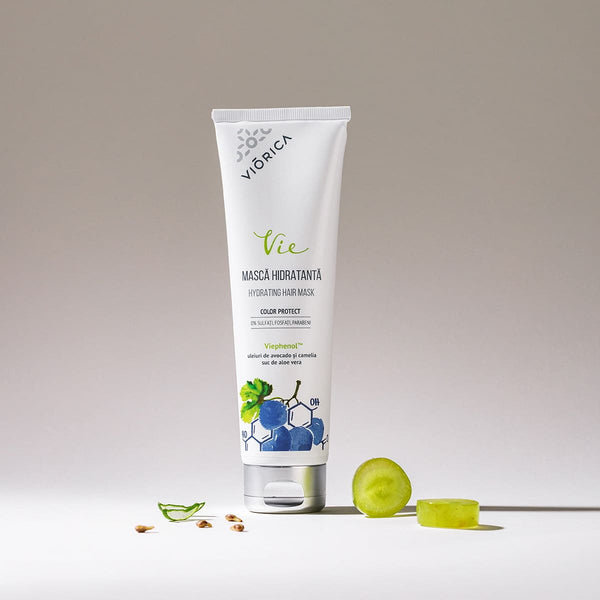 Mască Hidratantă Viorica Cosmetic pentru păr uscat și deshidratat, Viorica Vie Masca de păr fără sulfați