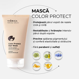 Mască pentru Viorica Cosmetic protecția culorii, Viorica