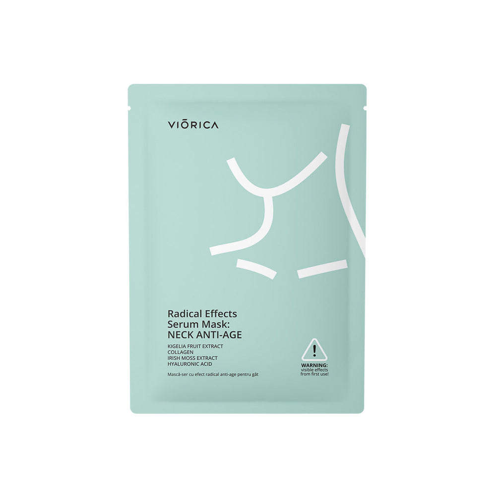 Mască-ser cu efect radical Anti-Age pentru gât - Viorica Cosmetic MD