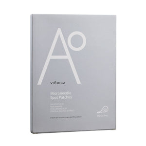 Cutie gri A0 pentru patch-uri cu micro-ace, acid hialuronic, 9 bucăți.