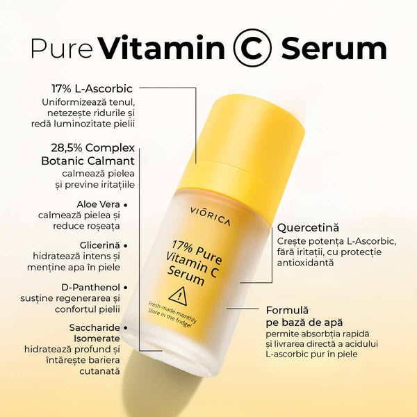 Ser cu Viorica Cosmetic Moldova 17 Vitamina C pură Serul cu Vitamina C 17