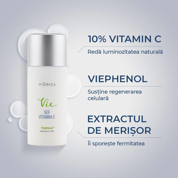 Ser cu 10% Vitamina C, Viorica Vie - Viorica Cosmetic MD