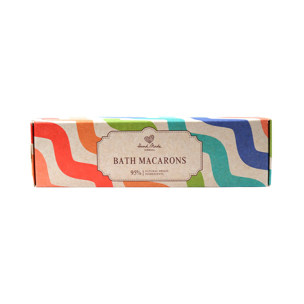 Set bile de baie efervescente Macarons - Viorica Cosmetic MD