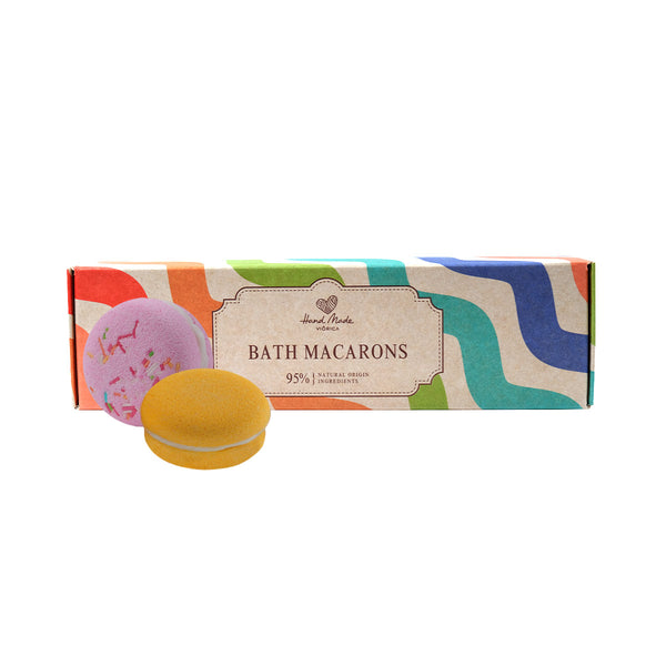 Set bile de baie efervescente Macarons - Viorica Cosmetic MD