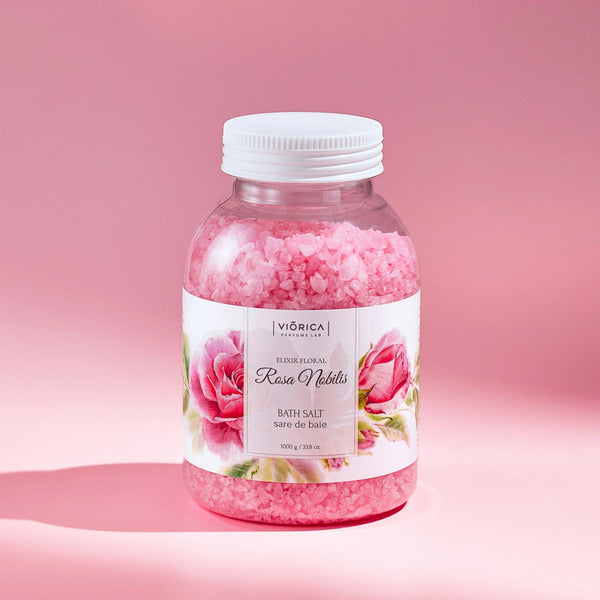 Sare de Baie „Elixir Floral Rosa Nobilis” - Viorica Cosmetic MD