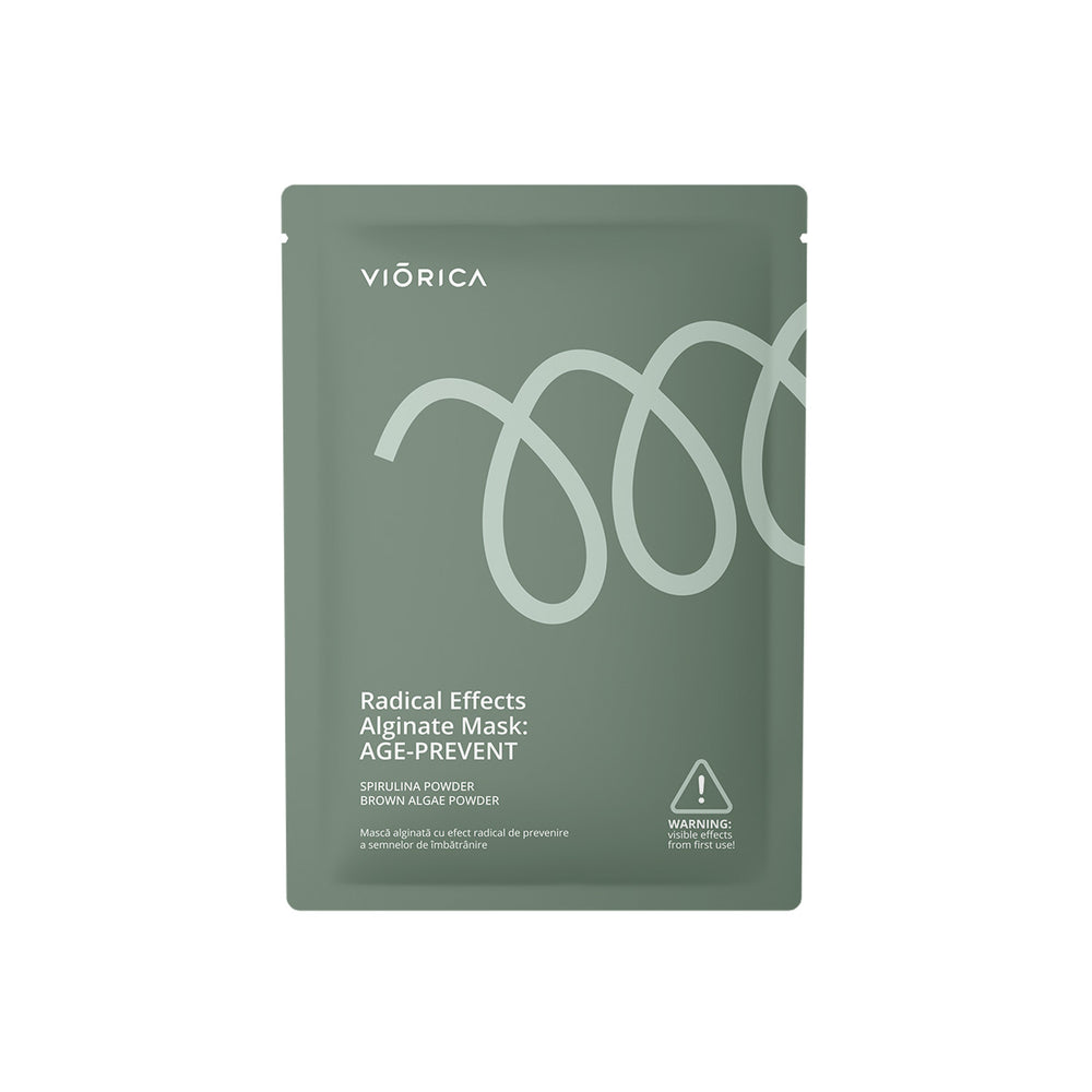 Mască alginată cu efect radical: prevenirea semnelor de îmbătrânire - Viorica Cosmetic MD