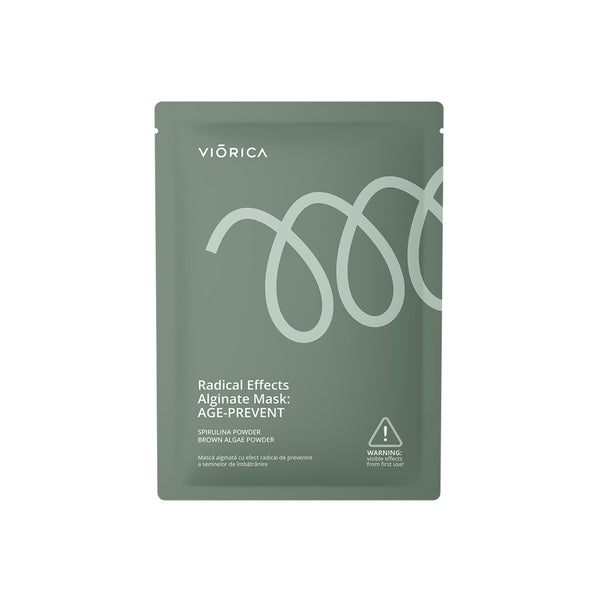 Mască alginată cu efect radical: prevenirea semnelor de îmbătrânire - Viorica Cosmetic MD
