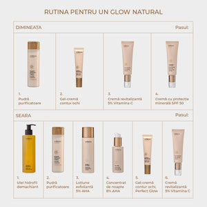 Pudră purificatoare Ovăz Organic + Papain, Perfect Glow