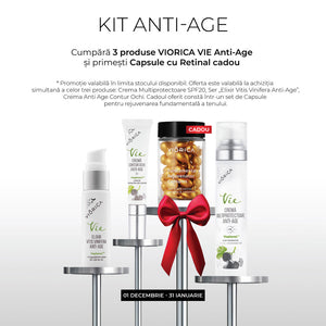 Rutina completă Viorica Vie Anti-Age + Ser Capsule Cadou