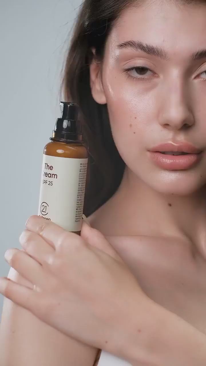 Crema de Zi Anti-Rid cu Protectie 25 SPF si Colagen, 21Collagen