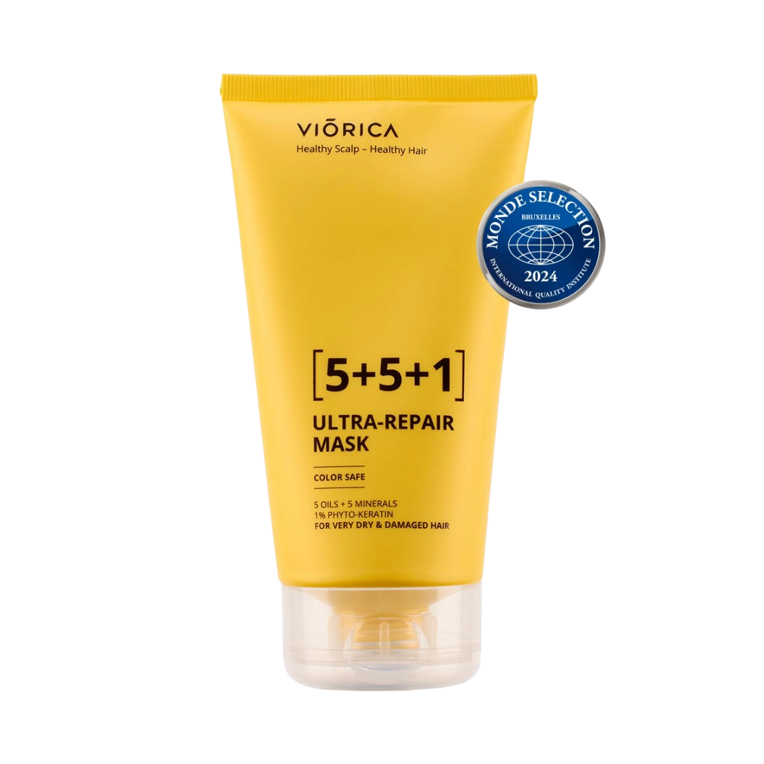 Mască Ultra-Reparatoare 5+5+1 pentru păr foarte uscat și deteriorat, Viorica - Viorica Cosmetic MD