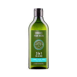 Gel de duș 3 în 1 pentru corp, față și păr, For Men - Viorica Cosmetic MD