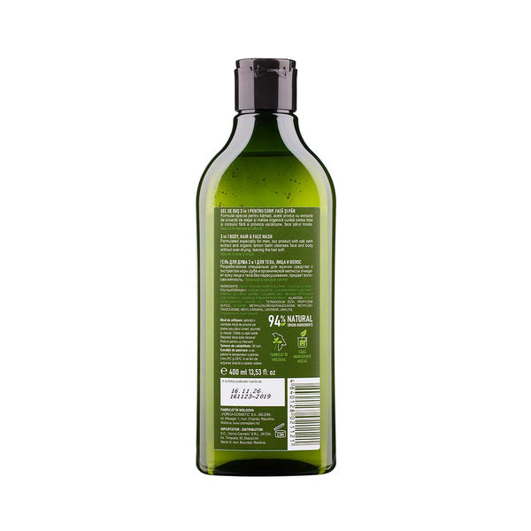 Gel de duș 3 în 1 pentru corp, față și păr, For Men - Viorica Cosmetic MD