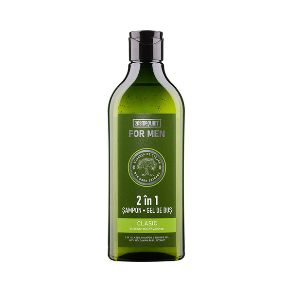 Șampon clasic + gel de duș 2 în 1, For Men - Viorica Cosmetic MD