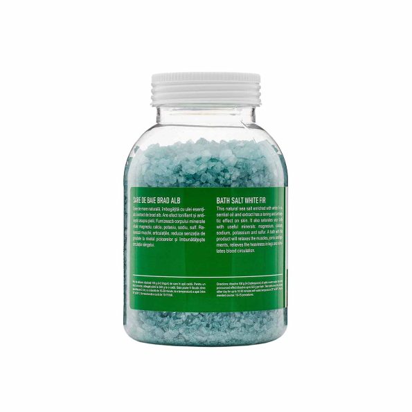 Sare de Baie cu Extract și Ulei Esențial de Brad Alb - Viorica Cosmetic MD